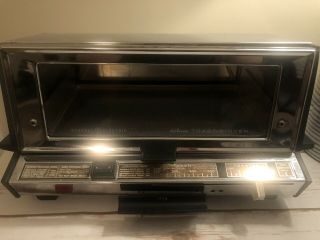 Vintage General Electric Deluxe Toast - R - Oven Toaster Oven Chrome - 473a