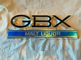 Vintage Grain Belt Beer Gbx Malt Liquor Wall Sign
