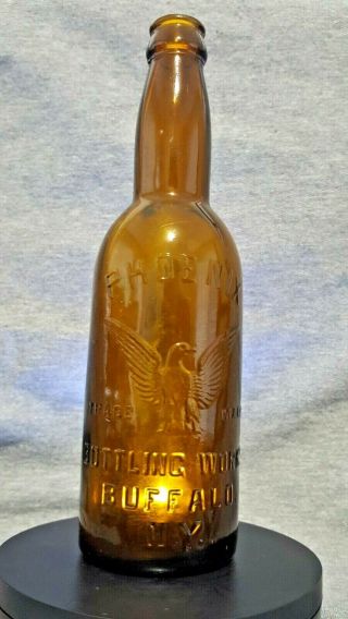 Vintage Phoenix Bottling.  Buffalo,  York.  Amber.