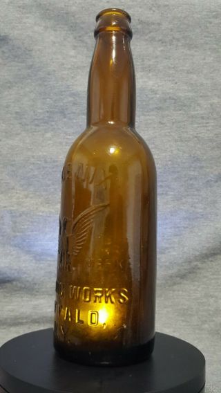Vintage Phoenix Bottling.  Buffalo,  York.  Amber. 3