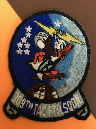 309th Tactical Fighter Squadron " Disney - Design " Usaf Patch