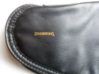 Vintage Browning Pistol Soft Case,  Red Fleece Interior,  Medalist,  Challenger