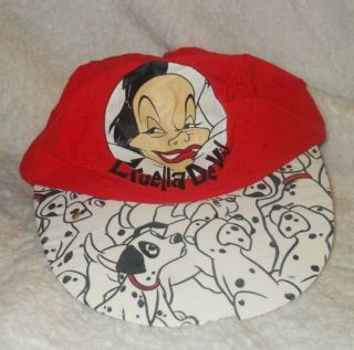 Cruella De Vil Hat 101 Dalmatians Disney