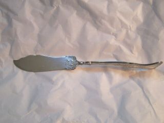 1881 Rogers A1 Lavigne Grape Pattern Butter Knife Twisted Handle