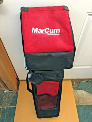 Bs8 Vintage Marcum Professional Grade Ice Fishing Rod And Reel Carrying Case