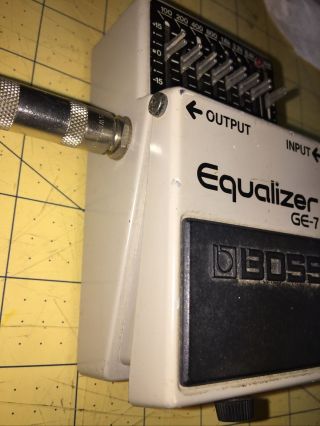 Boss GE - 7 Equalizer Made In Japan 1990 Vintage[Used / Equalizer / Boss] 3