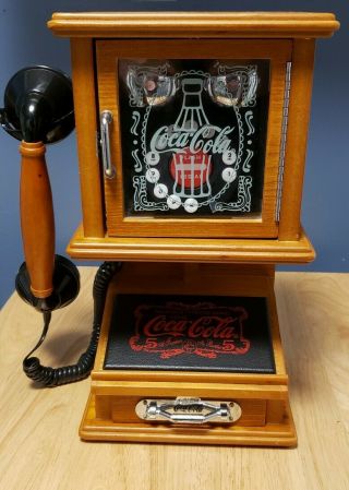 Coca - Cola Nostalgia Vintage Wall Phone