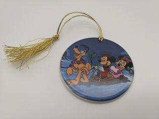 1999 Disney Store Ornament Mickeys Once Upon A Christmas Mickey Minnie Pluto
