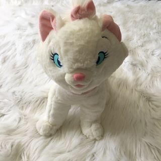 Disney Store The Aristocats Marie White Cat Plush Stuffed Animal Authentic 15 In
