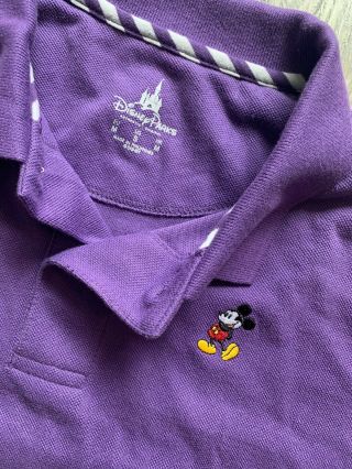 Disney Parks Mickey Mouse Polo Shirt Mens S Embroidered