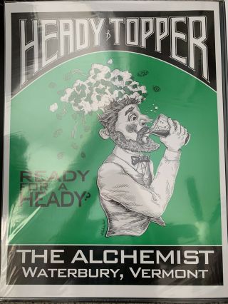 Heady Topper “ready For A Heady?” Poster 2014