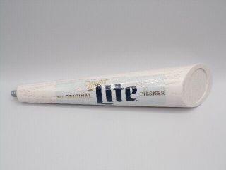 Miller Lite Beer Tap Handle Baseball Bat Beer Tap Handle 11 - 3/8 " Long