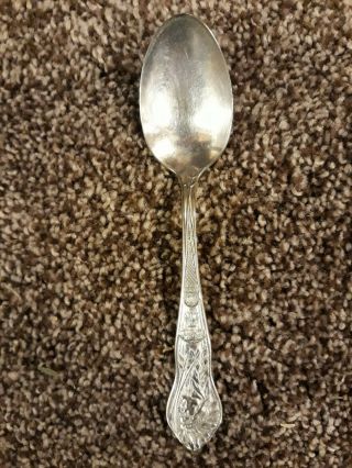 Unity Silver Co.  - Native American - Old Sleepy Eye - Flour Mill - Silver Plated - Spoon