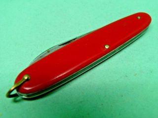 Victorinox / Victoria 84mm Model 70 Swiss Army Knife In Cellulose With Bail