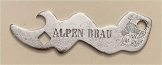 1910s Alpen Brau Beer St Louis Missouri Early Morn Lady Bottle Opener A - 4 - 71