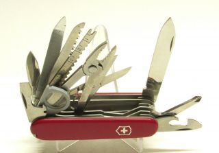 Victorinox Swiss Champ,  Classic Red,  Swiss Army Knife,  Stainless,  30 Function