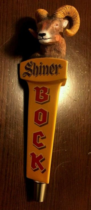 Shiner Bock Ram Tap Handle