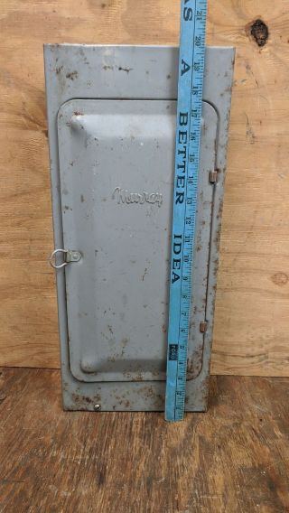 Vintage Murray Electrical Service Panel Fuse Box Push Pull 3