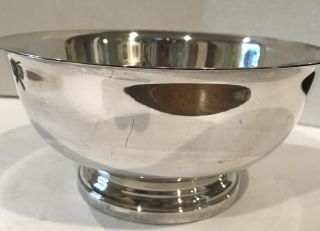 Vintage Gorham E.  P.  Y0 781 Silver Plate 9” Pedestal Bowl