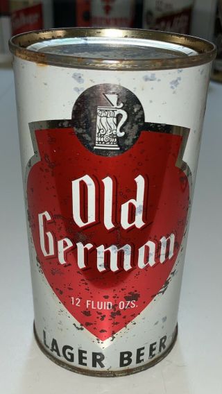 Old German Lager Flat Top Beer Can 12 Oz Grace Brothers Brewing Santa Rosa Ca