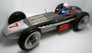 Giant Jetspeed Racer B/o Tin Toy Yonezawa Japan Vintage Single Seat Race Car