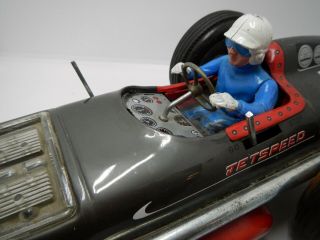 giant JETSPEED Racer b/o tin toy Yonezawa Japan vintage single seat race car 3