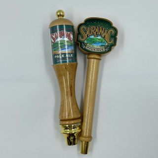 Saranac Pale Ale Wooden Beer Tap Handle Set Hobby Craft Home Brewing Man Cave