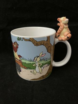 Vintage Disney Coffee Mug With Tigger On The Handle