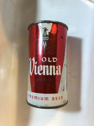 Old Vienna Beer 12oz Flat Top Can Oldvienna Brewing Chicago,  Il Usbc 108 - 35