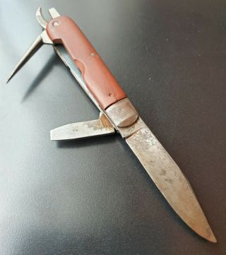 Vintage Victorinox Elsener 49 Swiss Soldier Knife Model 1908