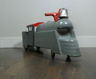 Marx Ride - On Train Locomotive 3000,  1950s Toy,  Pressed Steel, 2