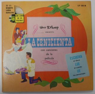 Disney Record Walt Disney Presenta " La Cenicienta " - Llp - 308m - (m)