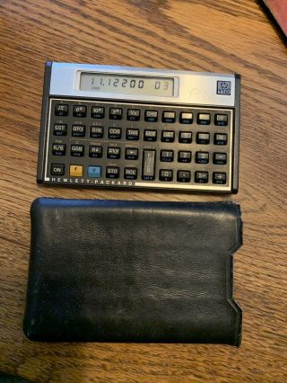 Hewlett Packard Hp 11c Vintage Scientific Calculator Great