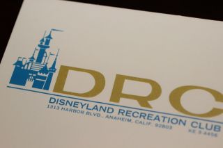 Disneyland Recreation Club Drc 1960 