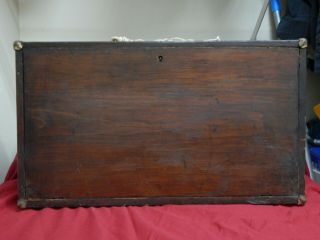 Vintage 3 Wood Drawer Machinist Tool Box With Tools & Starrett Catalogs Pickup