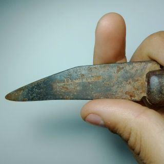 Ancient Vintage Authentic Okapi Germany Folding Knife Moon & Stars