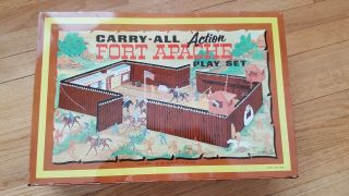 Marx Fort Apache Playset Carry All 4685