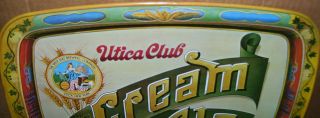 Vintage Utica Club Cream Ale West End Brewing Co.  Utica NY Tin Serving Tray 2