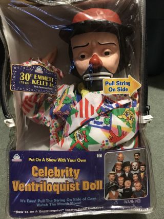 Goldberger 30 " Emmett Kelly Jr.  - Celebrity Ventriloquist Doll 2000 (92)