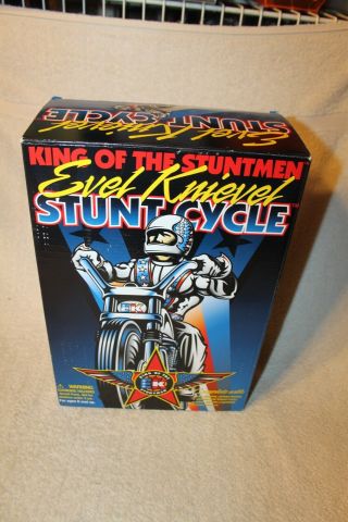 1998 Evel Knievel,  King Of The Stuntmen,  Stunt Cycle.  Mib