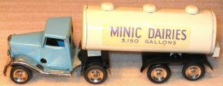 Tri - Ang Minic Clockwork No 71m Articulated Milk.  Tanker.  Unboxed