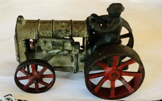 Arcade Cast Iron Fordson Tractor W Driver C.  1920