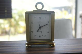 Vintage Swiss Hamilton Solid Brass Rotating Weather Station