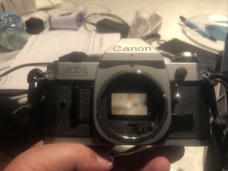 Canon Ae - 1 Camera Body For Repair Or Parts Vintage Slr 35mm Pre - Owned