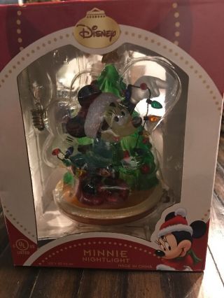 Disney Minnie Mouse Night Light - Christmas Tree