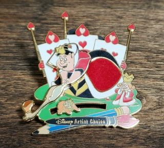 Disney Wdw Queen Of Hearts Artist Choice Ron Burrage Pin Limited Edition 5000