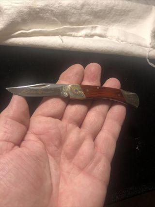 Vintage Schrade,  Usa Uncle Henry Lb3 Knife Eddie Bauer Lockback Single Blade