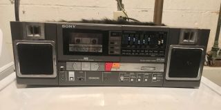 Vintage Sony Cfs - 7000 Stereo Boombox Radio