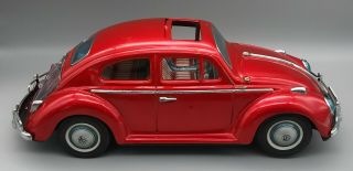 Vintage Bandai Volkswagon Beetle Tin Car Made In Japan