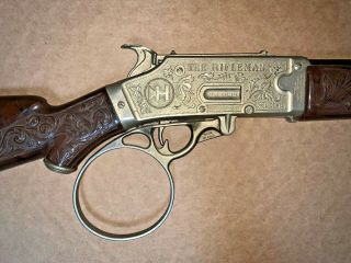 Vintage Hubley The Rifleman Flip Special Rifle Cap Gun Toy TV Western Cowboy VG 6